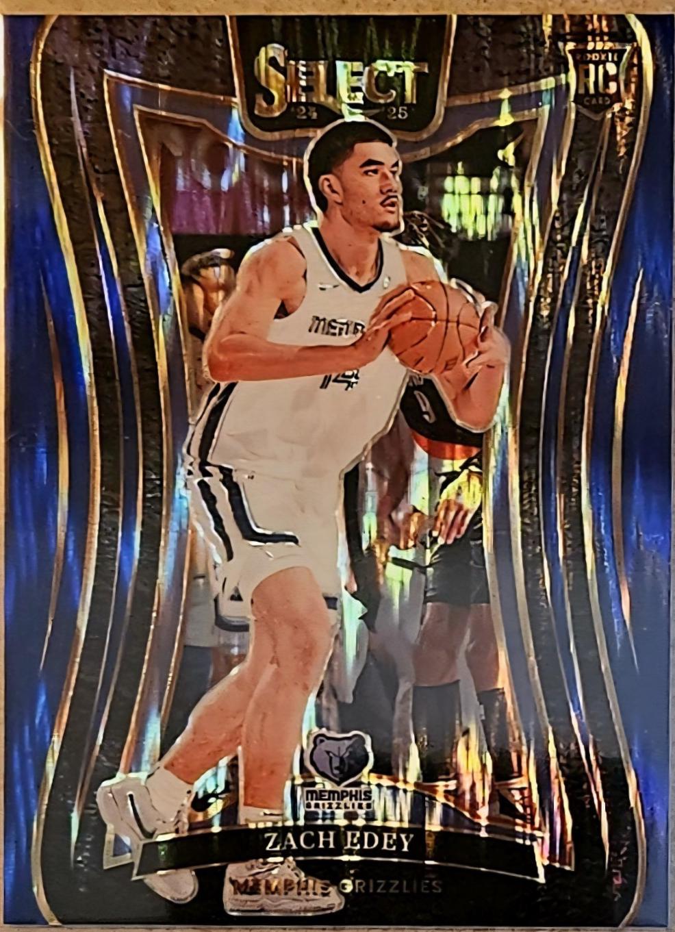 Zach Edey [Blue Flash Prizm] #391