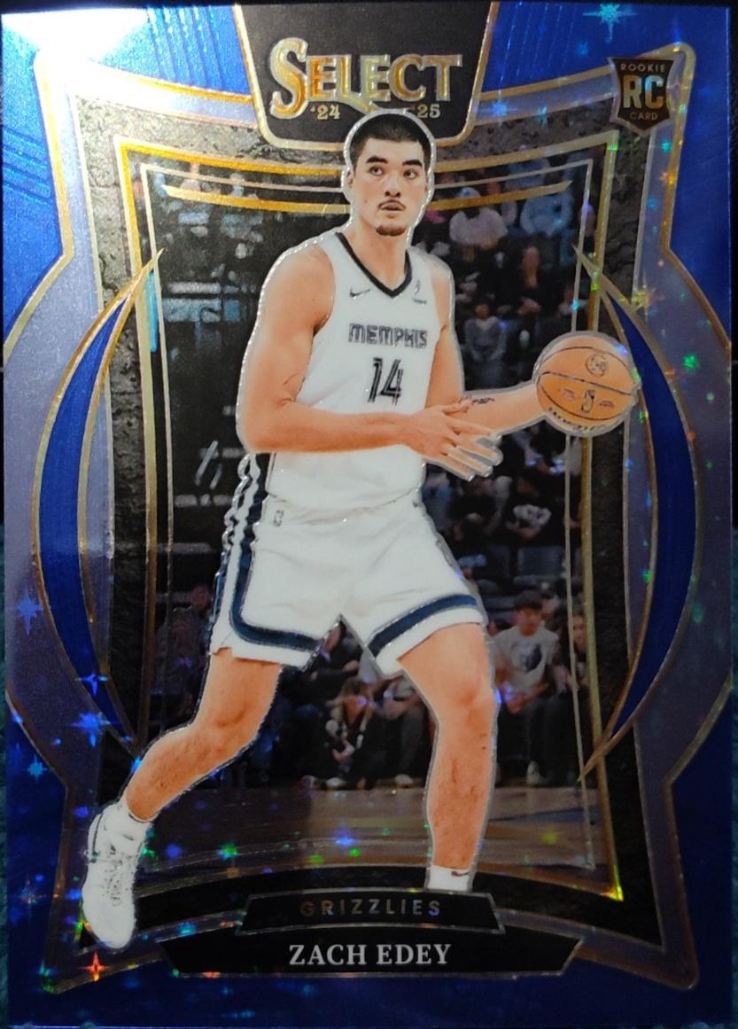 Zach Edey [Blue Stars Prizm] #98