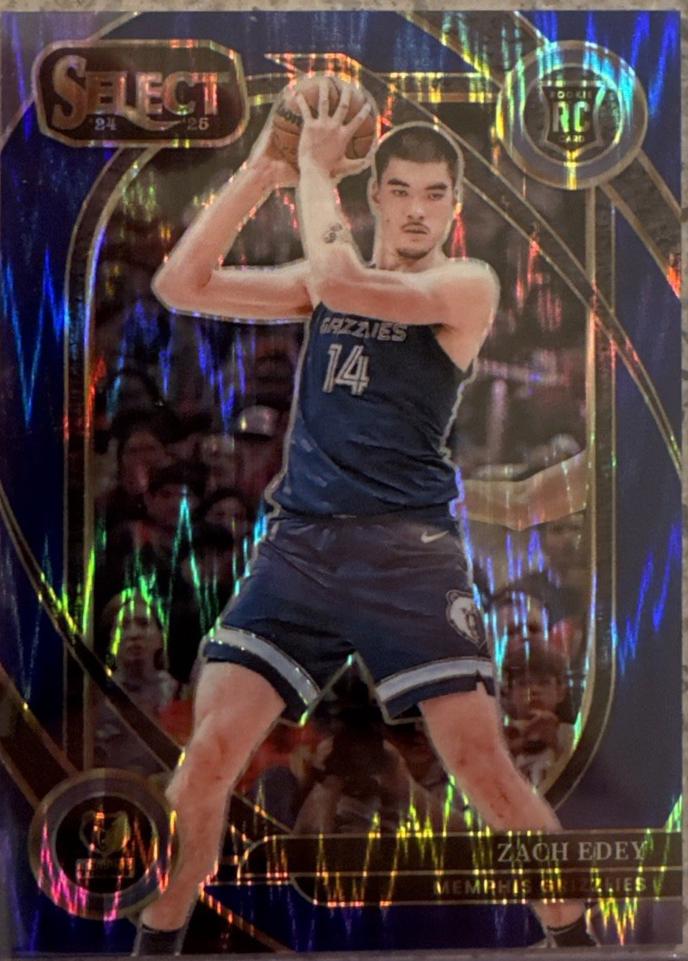 Zach Edey [Blue Tectonic Prizm] #280