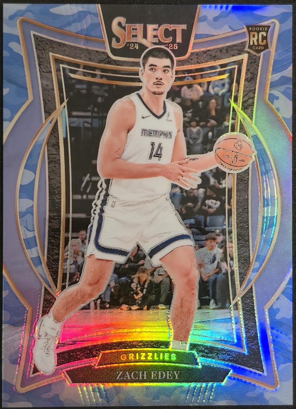 Zach Edey [Blue Tectonic Prizm] #98