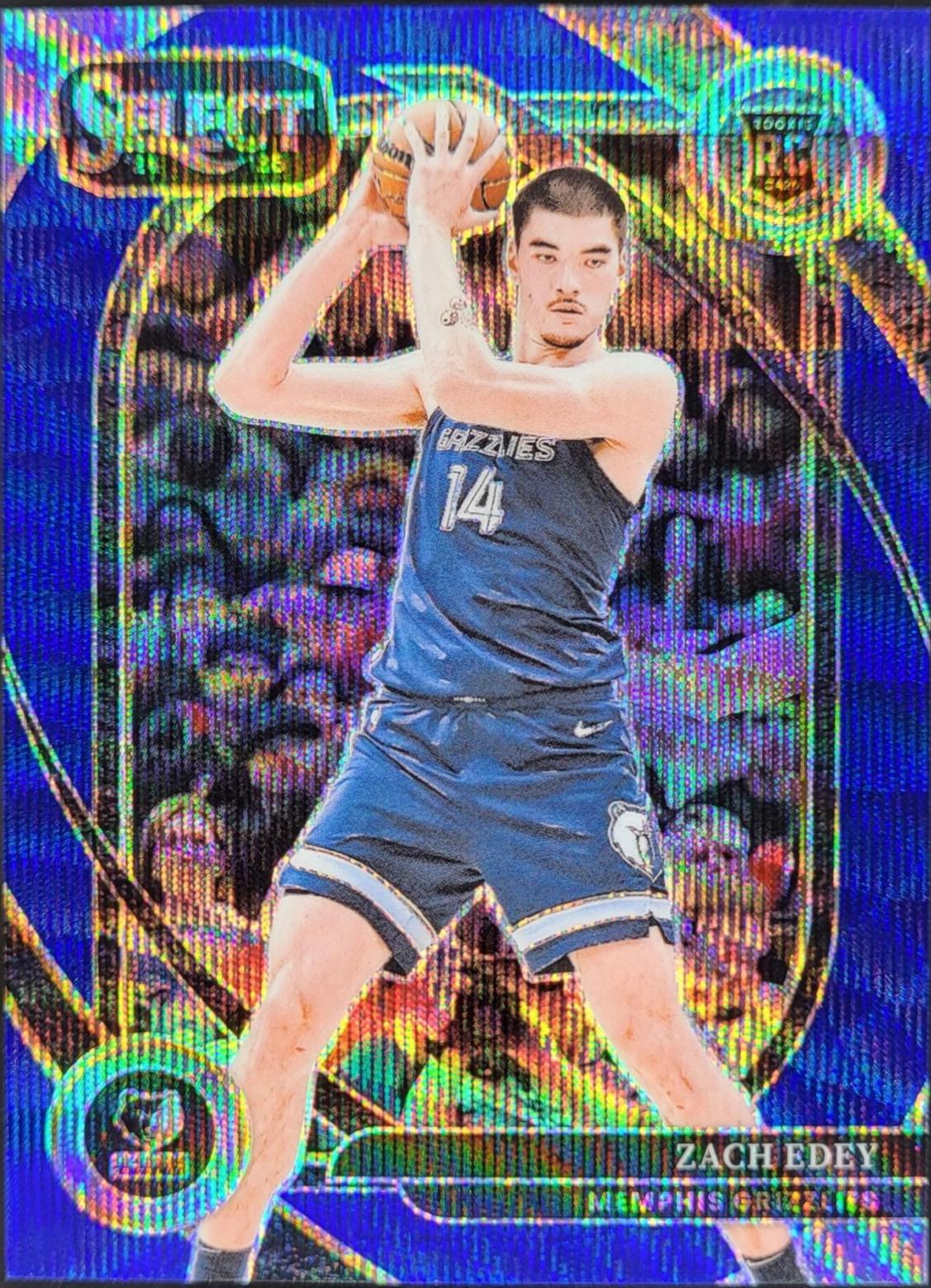 Zach Edey [Blue Wave Prizm] #280