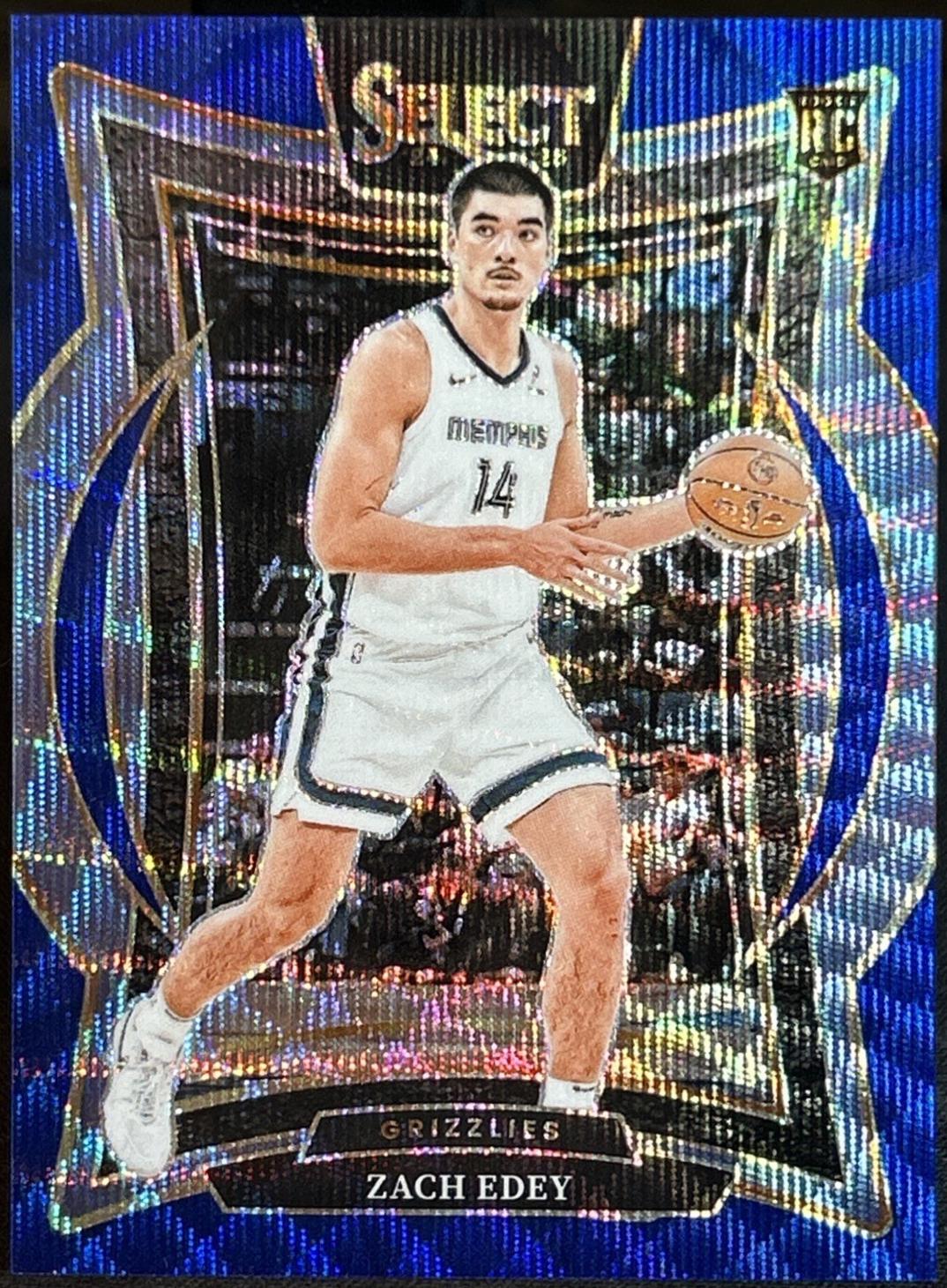 Zach Edey [Blue Wave Prizm] #98