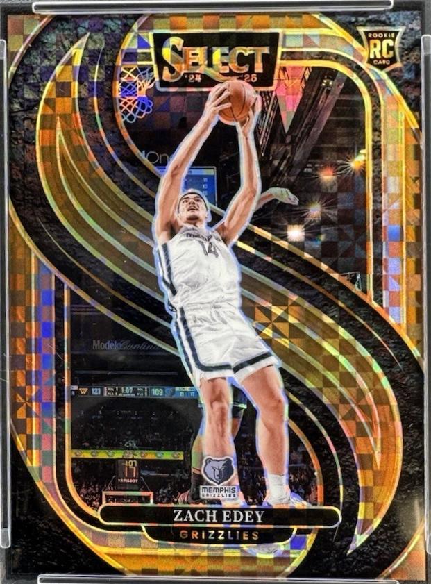 Zach Edey [Bronze Checker Prizm] #192