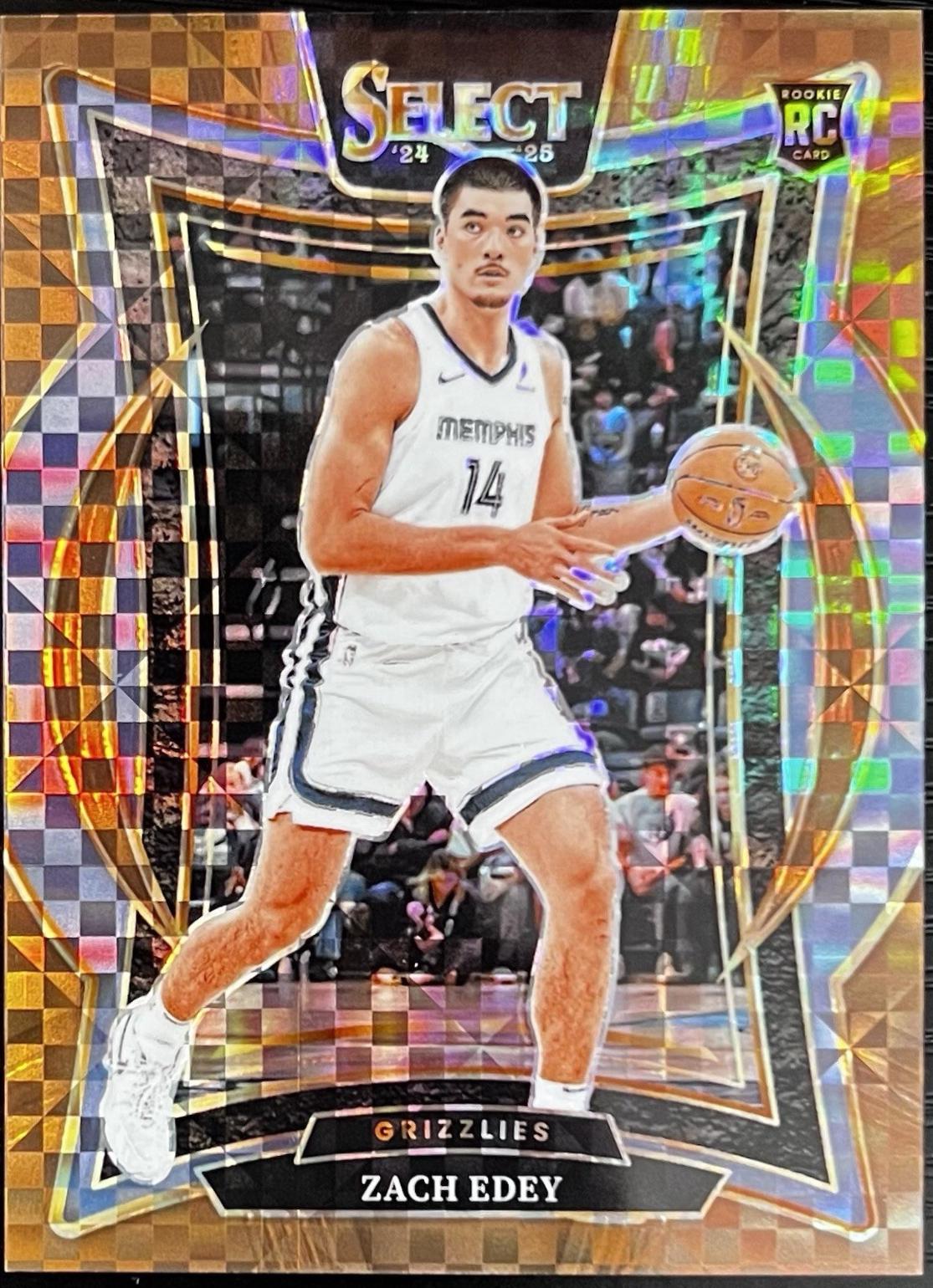Zach Edey [Bronze Checker Prizm] #98