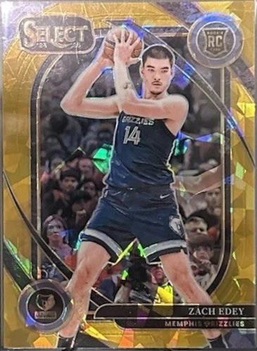 Zach Edey [Gold Cracked ice Prizm] #280