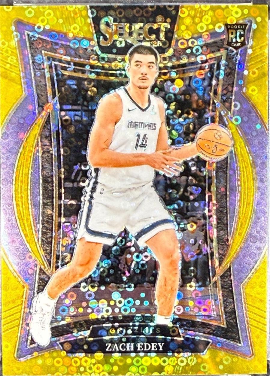 Zach Edey [Gold Disco Prizm] #98