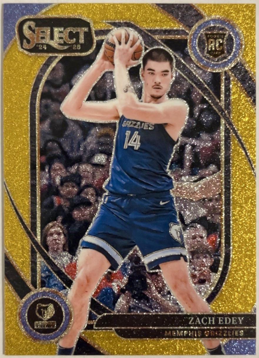 Zach Edey [Gold Glitter Prizm] #280