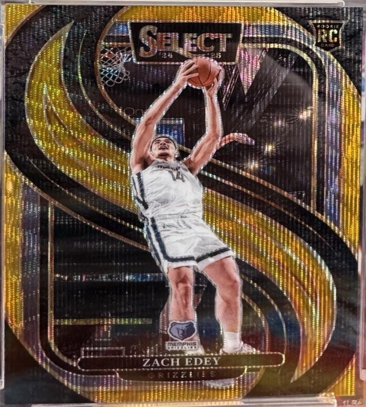 Zach Edey [Gold Wave Prizm] #192