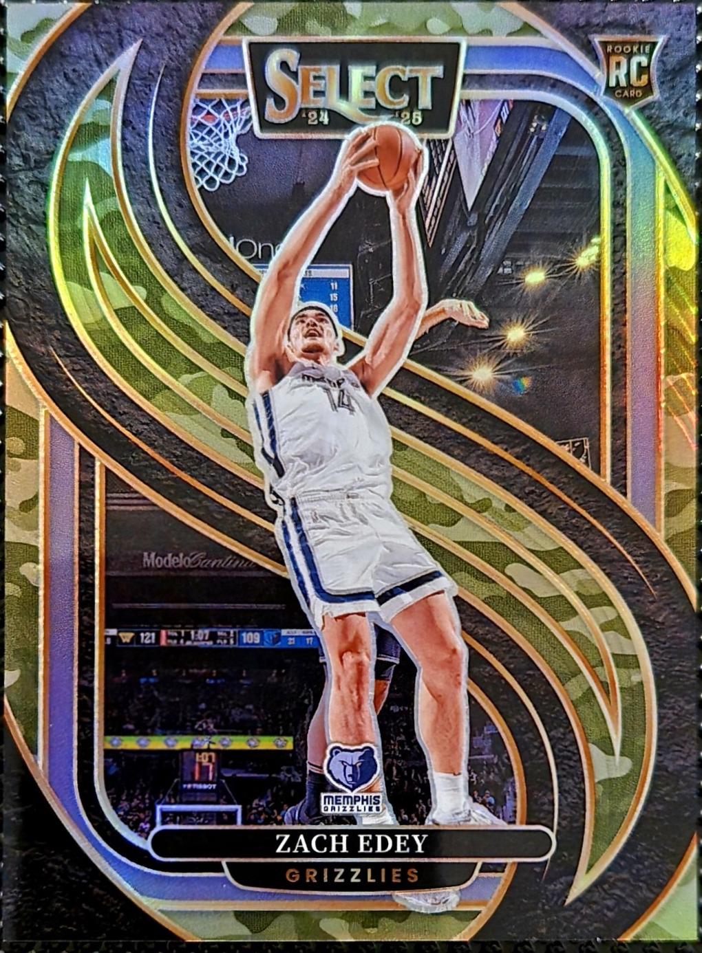 Zach Edey [Green Camo Prizm] #192