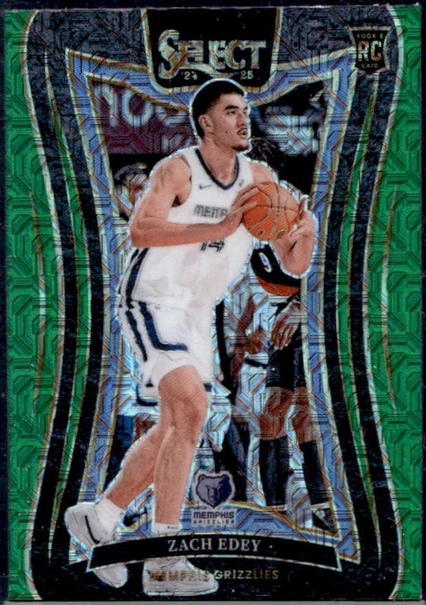 Zach Edey [Green Mojo Prizm] #391