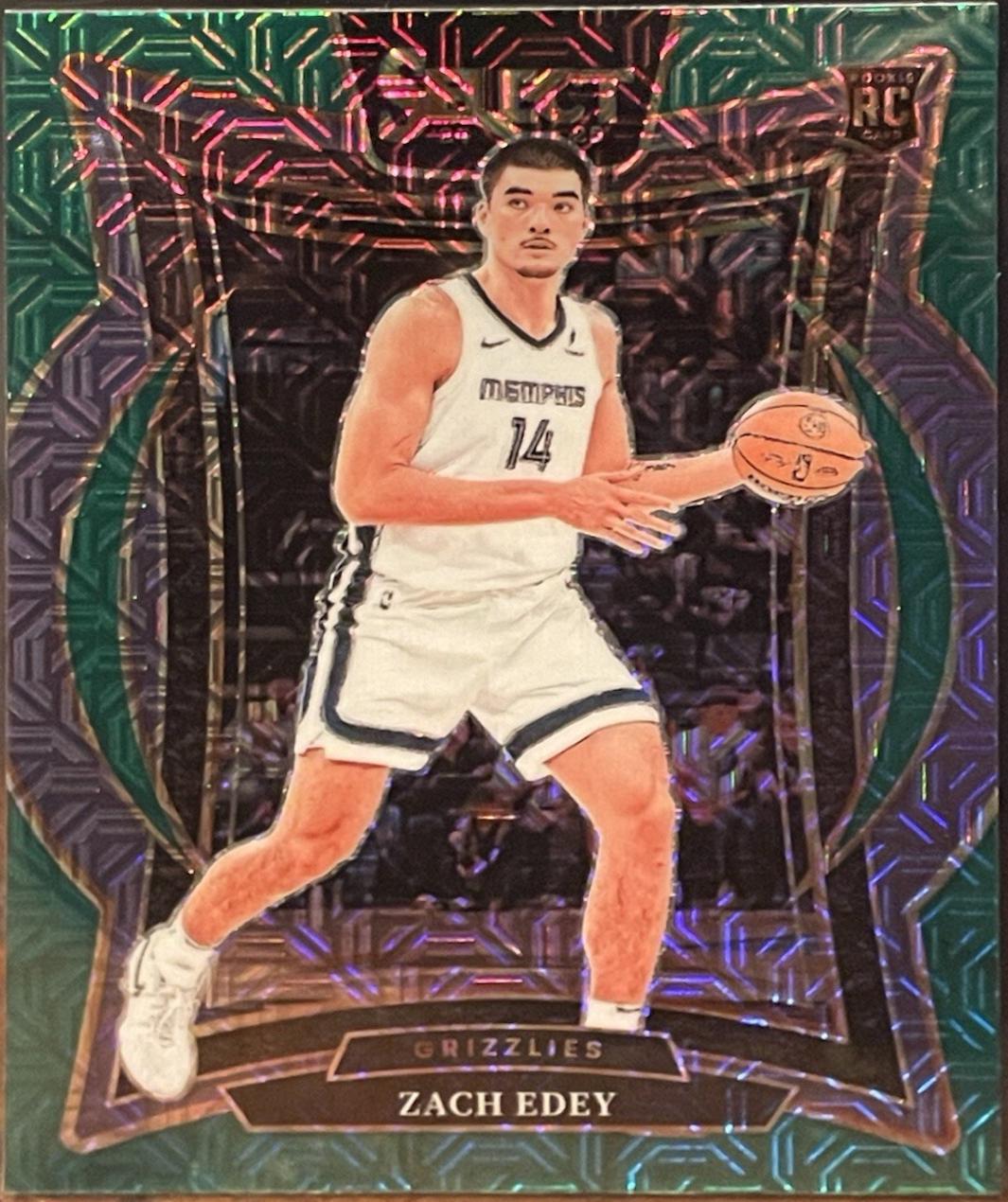 Zach Edey [Green Mojo Prizm] #98