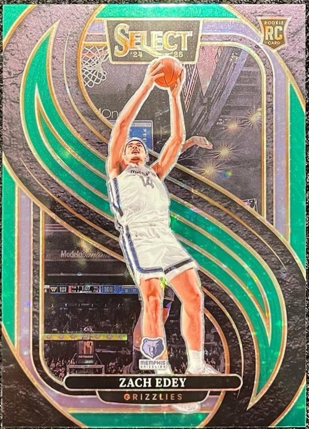 Zach Edey [Green Stars Prizm] #192