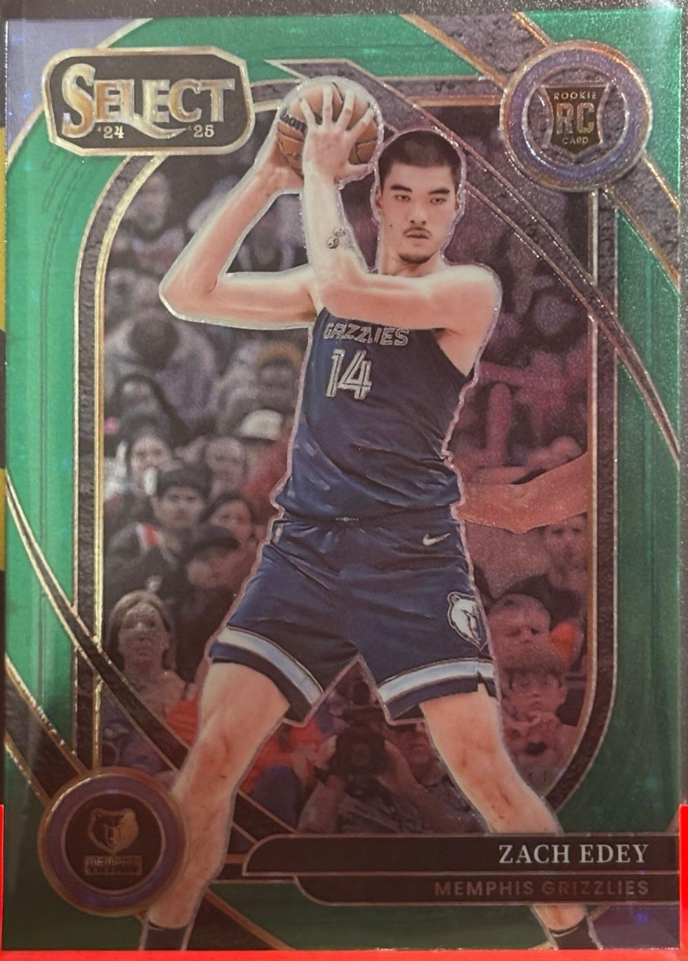 Zach Edey [Green Stars Prizm] #280