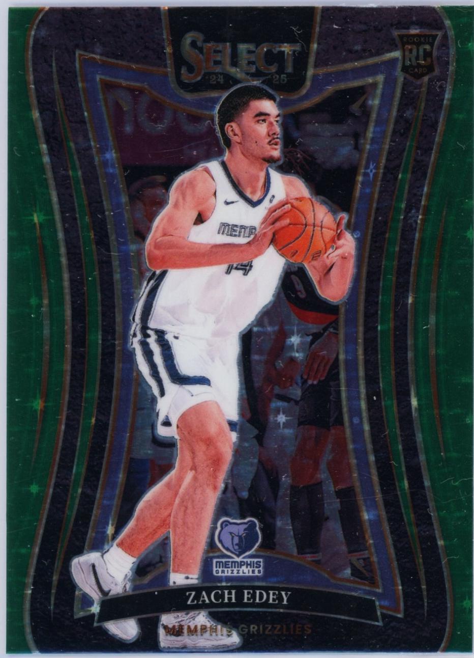Zach Edey [Green Stars Prizm] #391