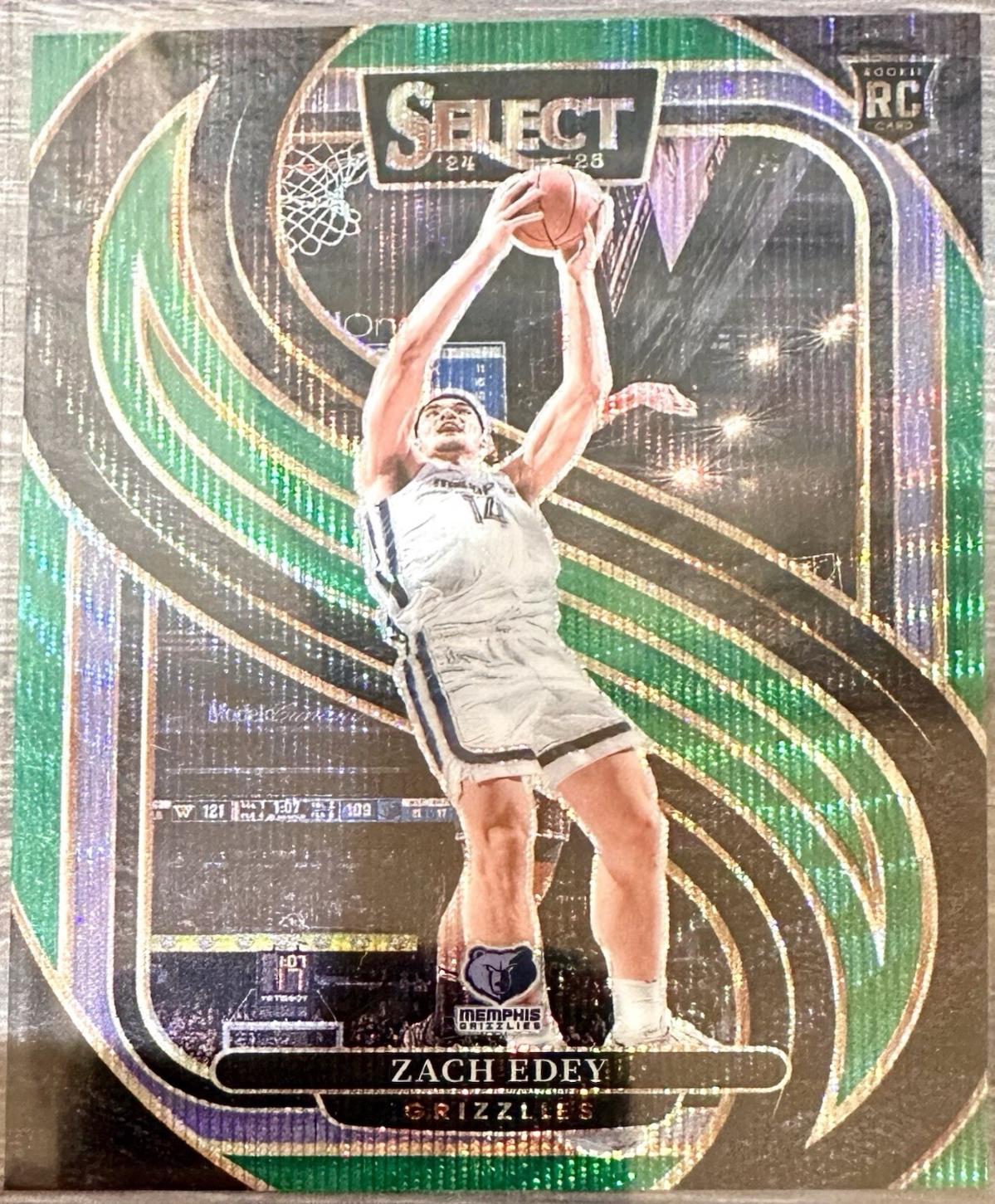 Zach Edey [Green Wave Prizm] #192
