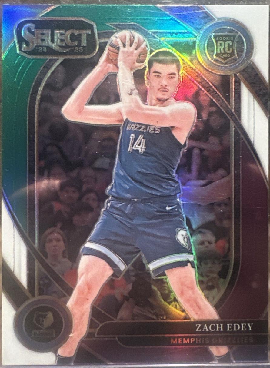 Zach Edey [Green White Purple Prizm] #280