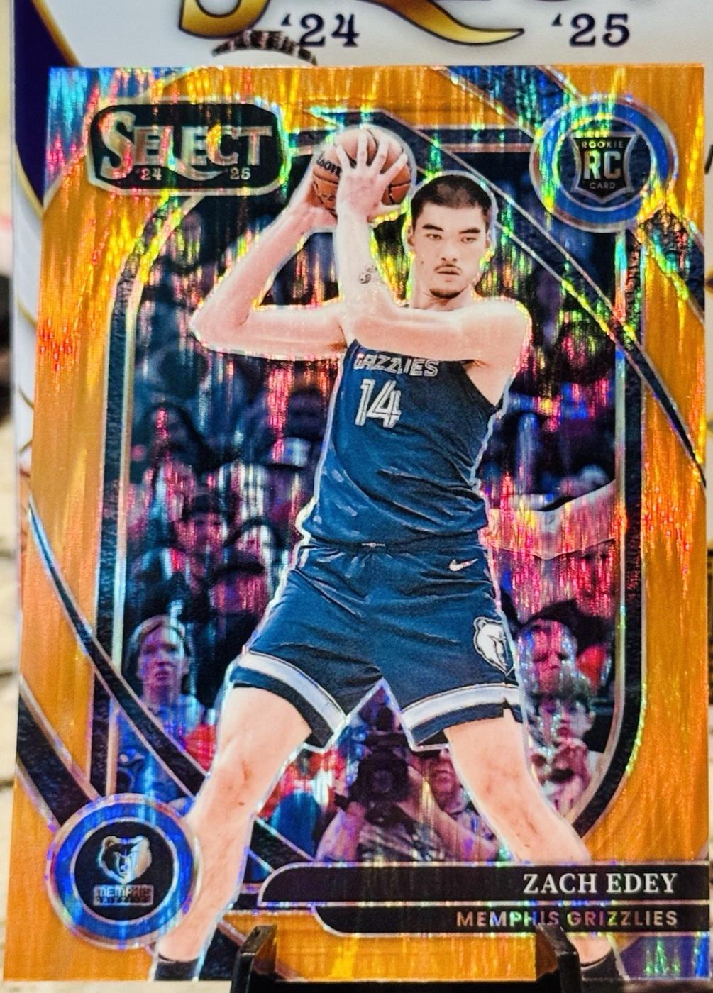 Zach Edey [Neon Orange Pulsar Prizm] #280