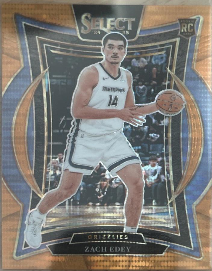 Zach Edey [Neon Orange Pulsar Prizm] #98