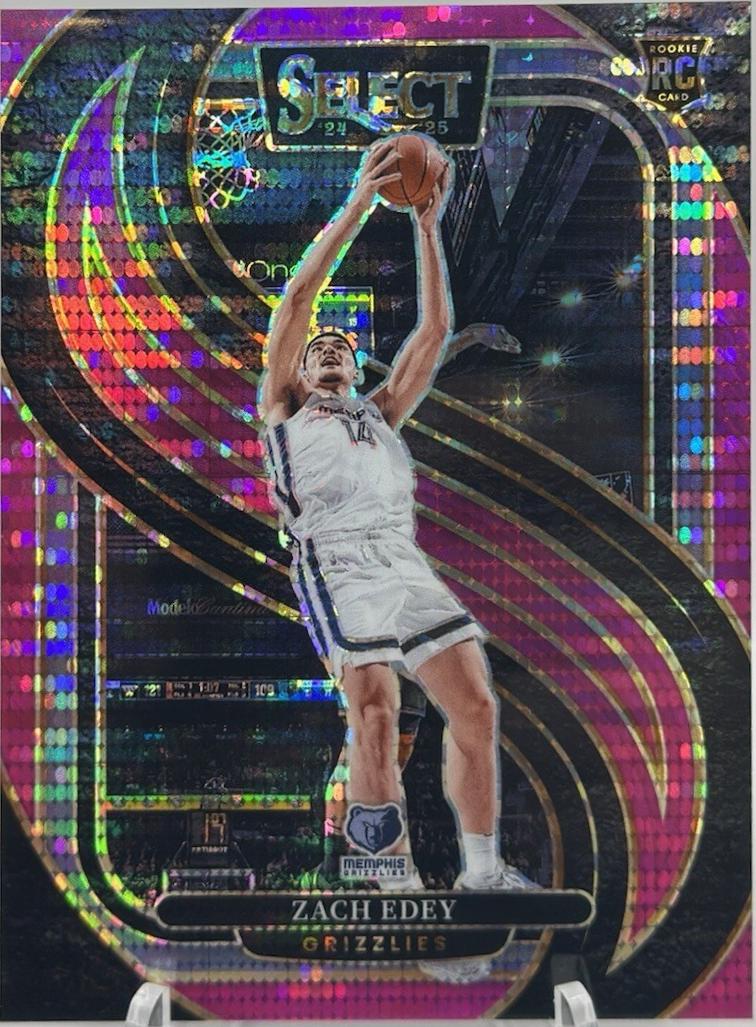 Zach Edey [Neon Purple Pulsar Prizm] #192