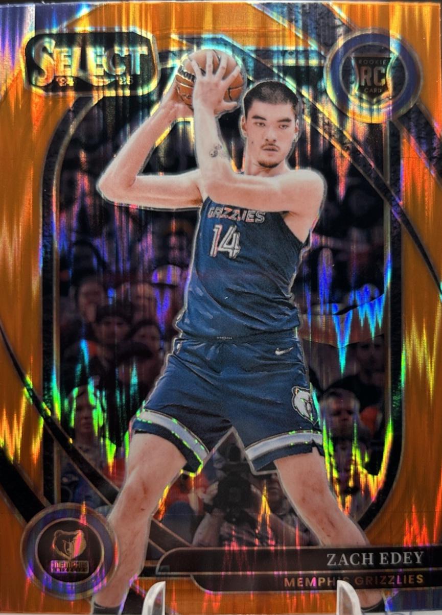 Zach Edey [Orange Tectonic Prizm] #98
