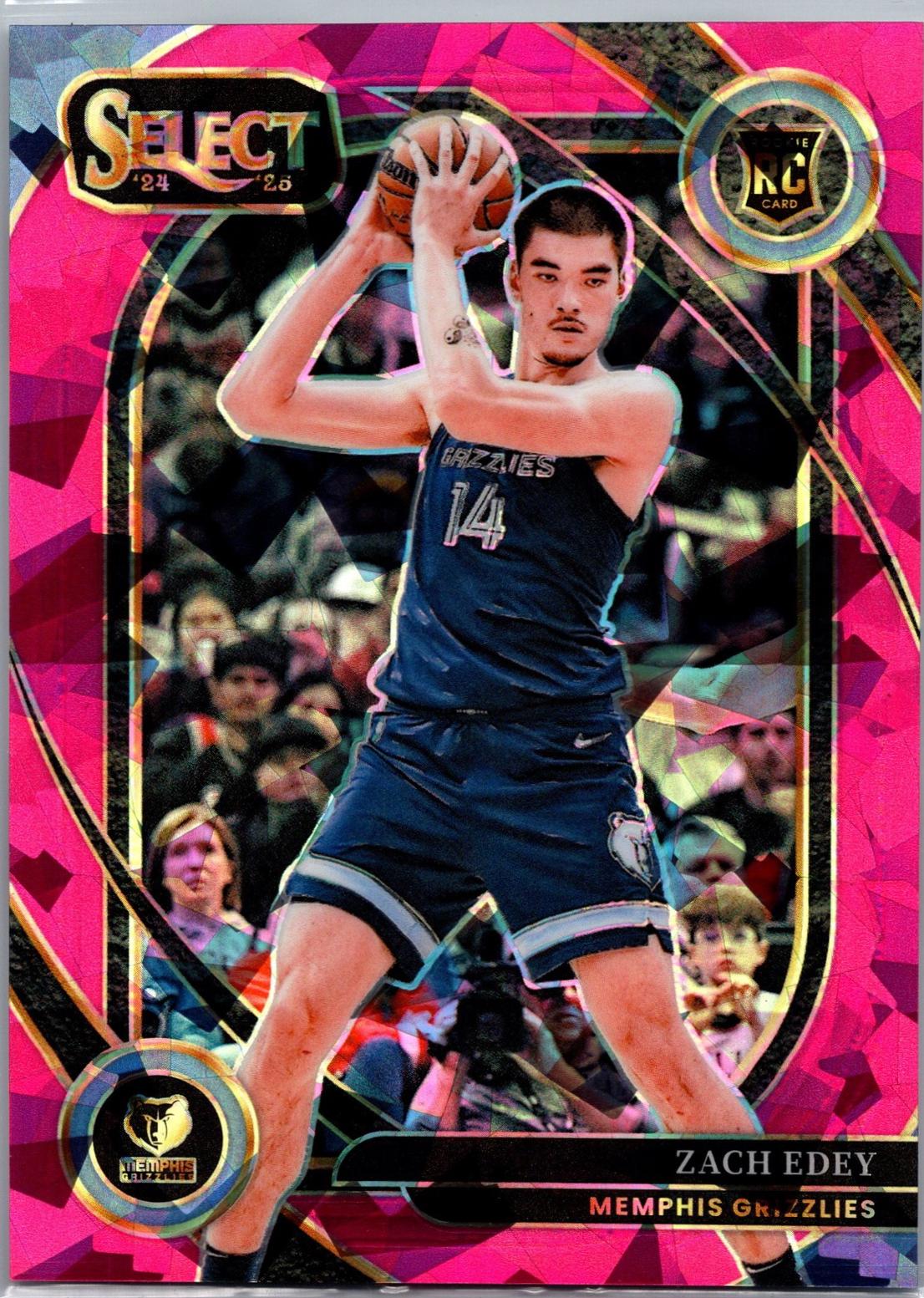 Zach Edey [Pink Cracked Ice Prizm] #280