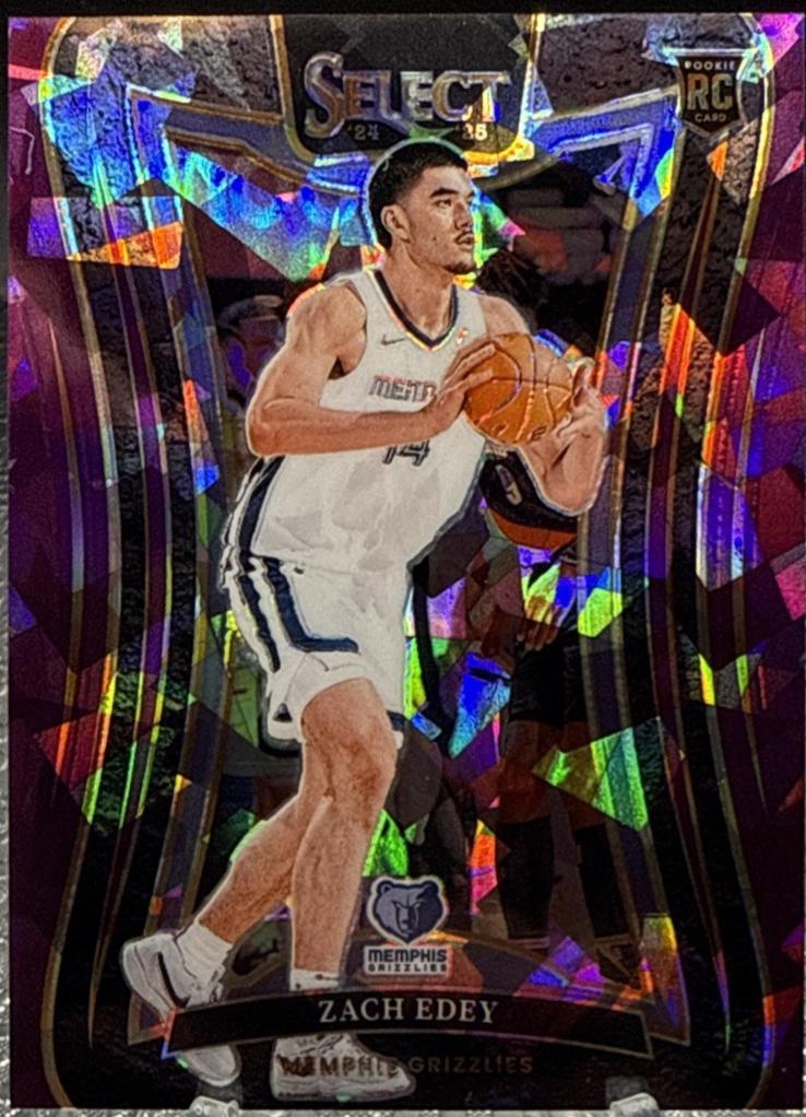 Zach Edey [Pink Cracked Ice Prizm] #391