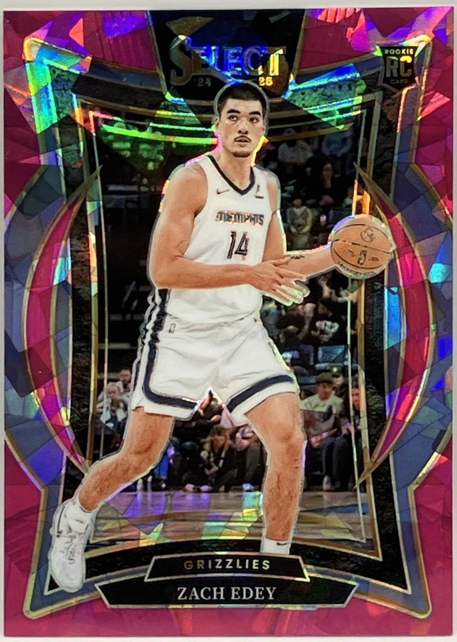 Zach Edey [Pink Cracked Ice Prizm] #98