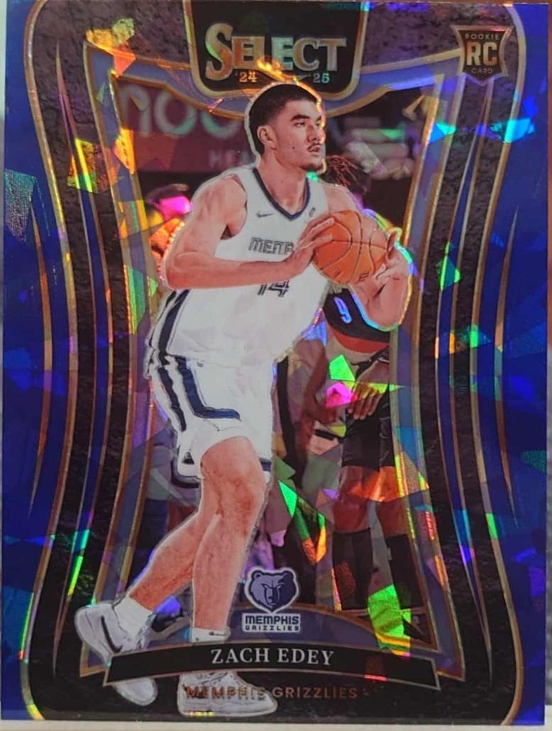 Zach Edey [Purple Cracked Ice Prizm] #391