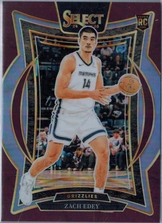 Zach Edey [Purple Flash Prizm] #98