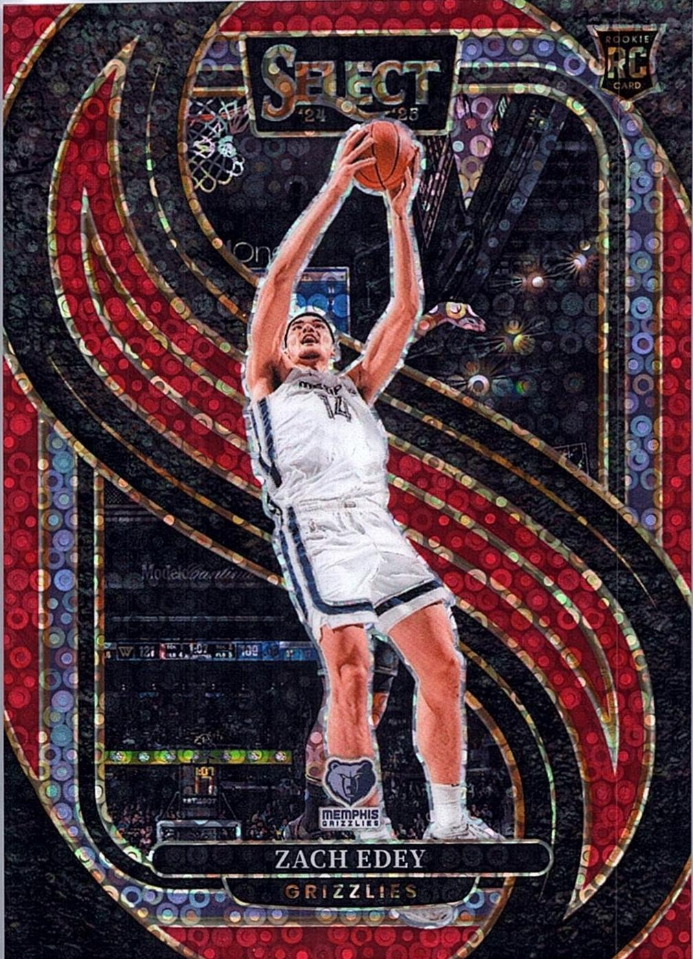 Zach Edey [Red Disco Prizm] #192