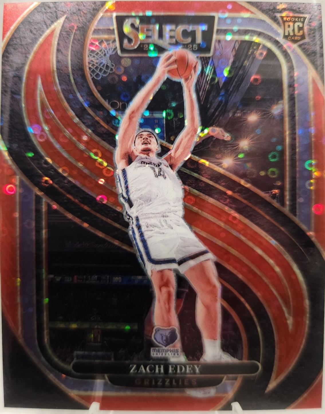 Zach Edey [Red Disco Prizm] #98