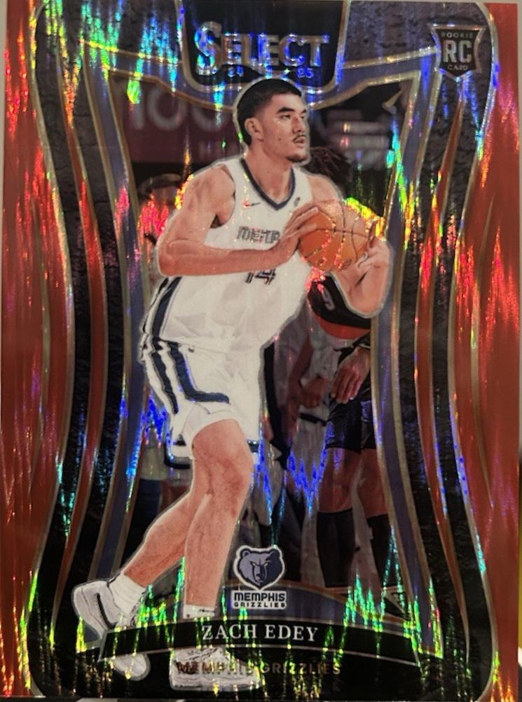 Zach Edey [Red Flash Prizm] #391