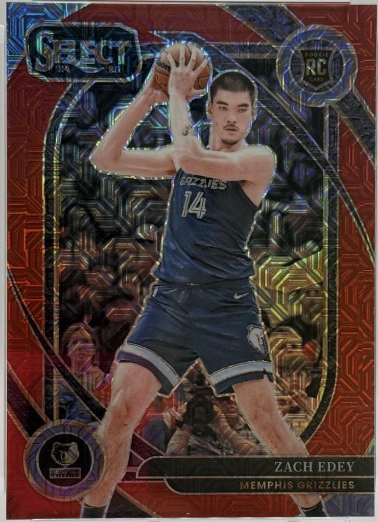 Zach Edey [Red Mojo Prizm] #280