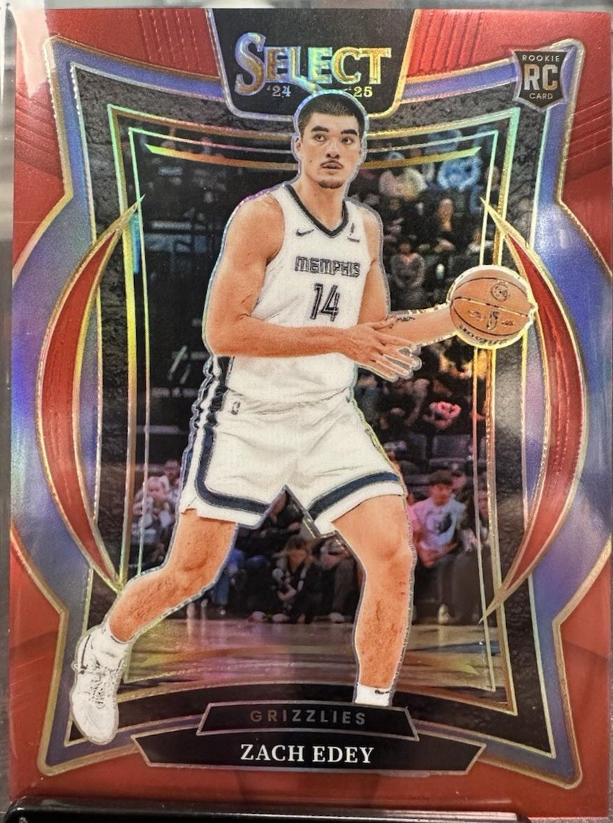 Zach Edey [Red Prizm] #98