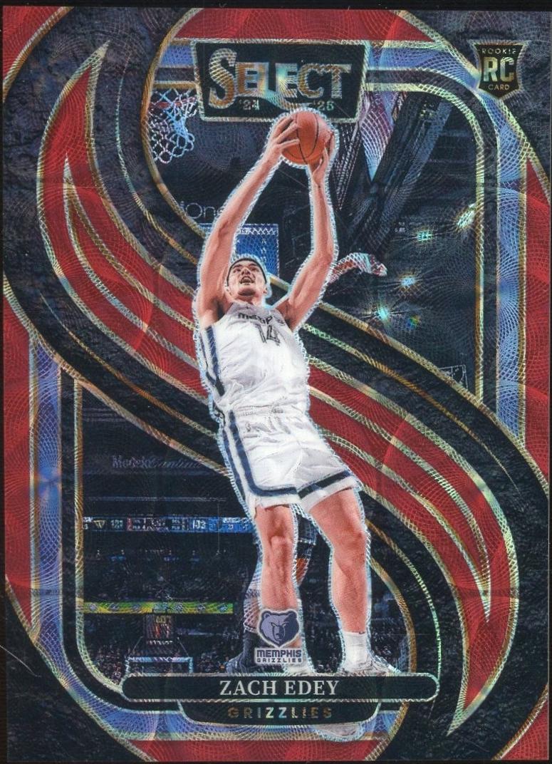 Zach Edey [Red Scope Prizm] #192