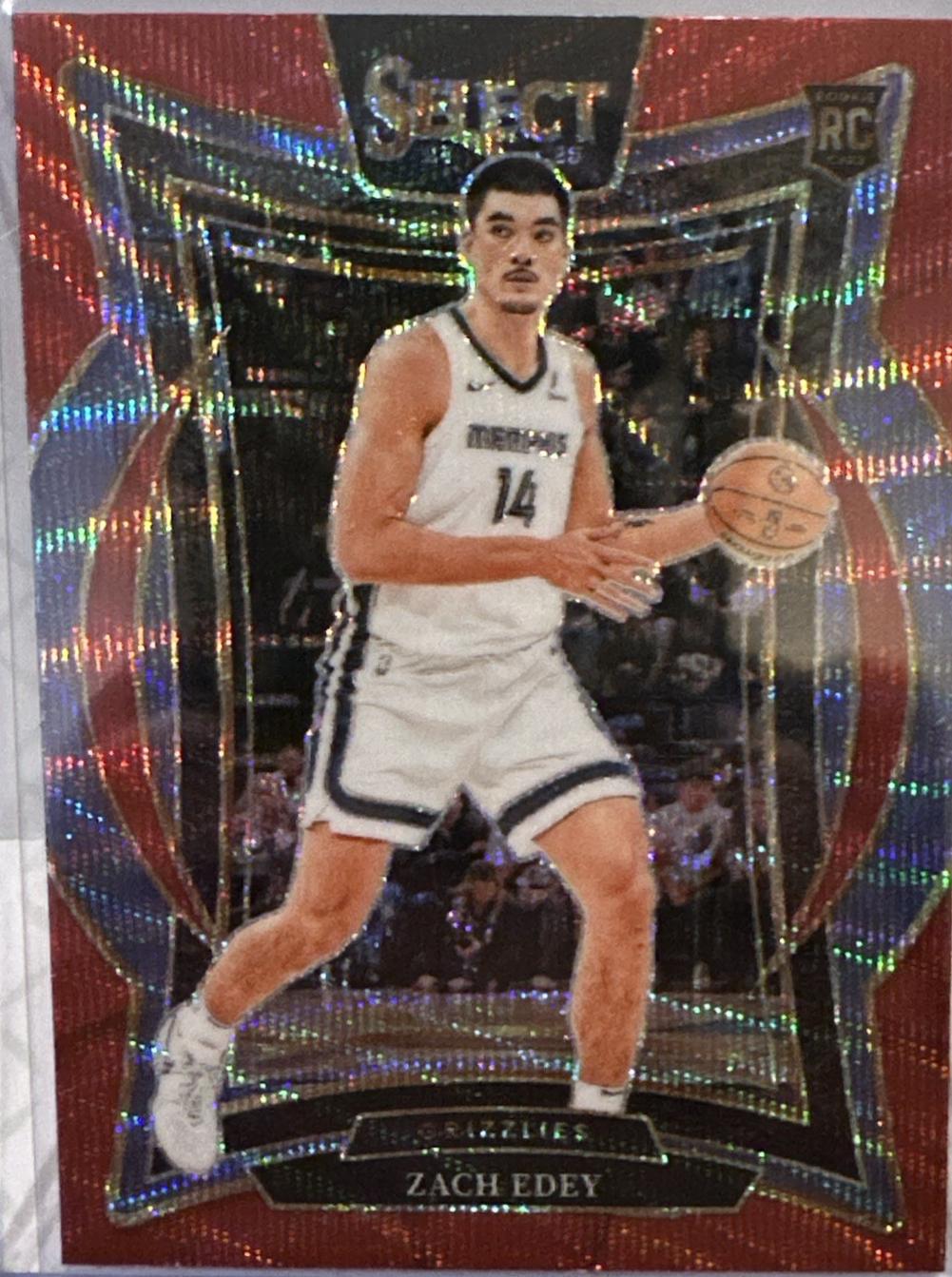 Zach Edey [Red Wave Prizm] #98