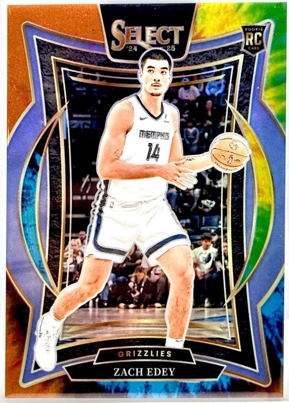 Zach Edey [Tie-Dye Prizm] #98