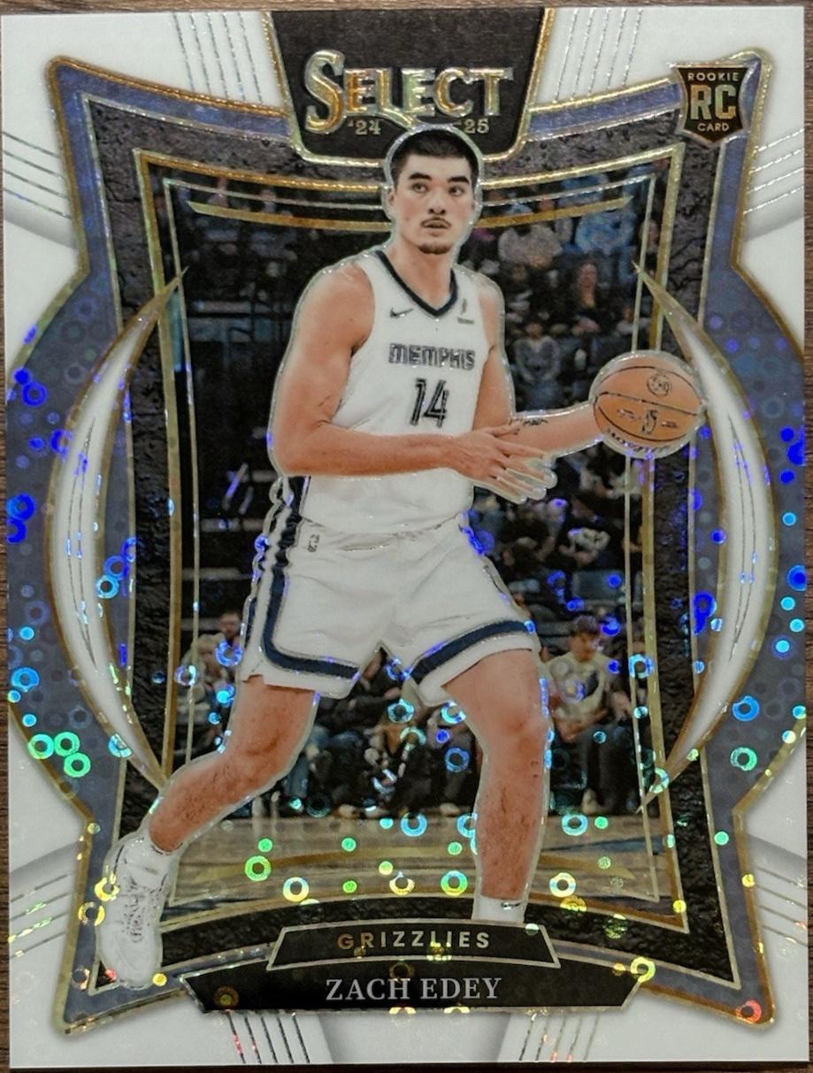 Zach Edey [White Disco Prizm] #98