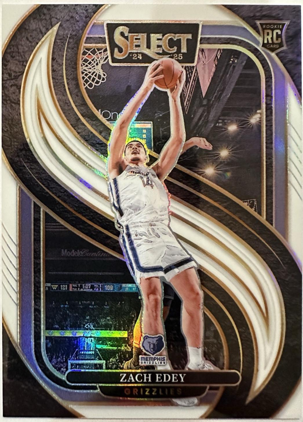Zach Edey [White Prizm] #192