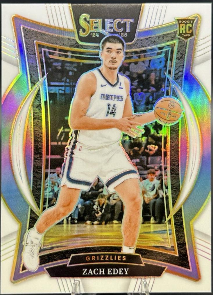 Zach Edey [White Prizm] #98