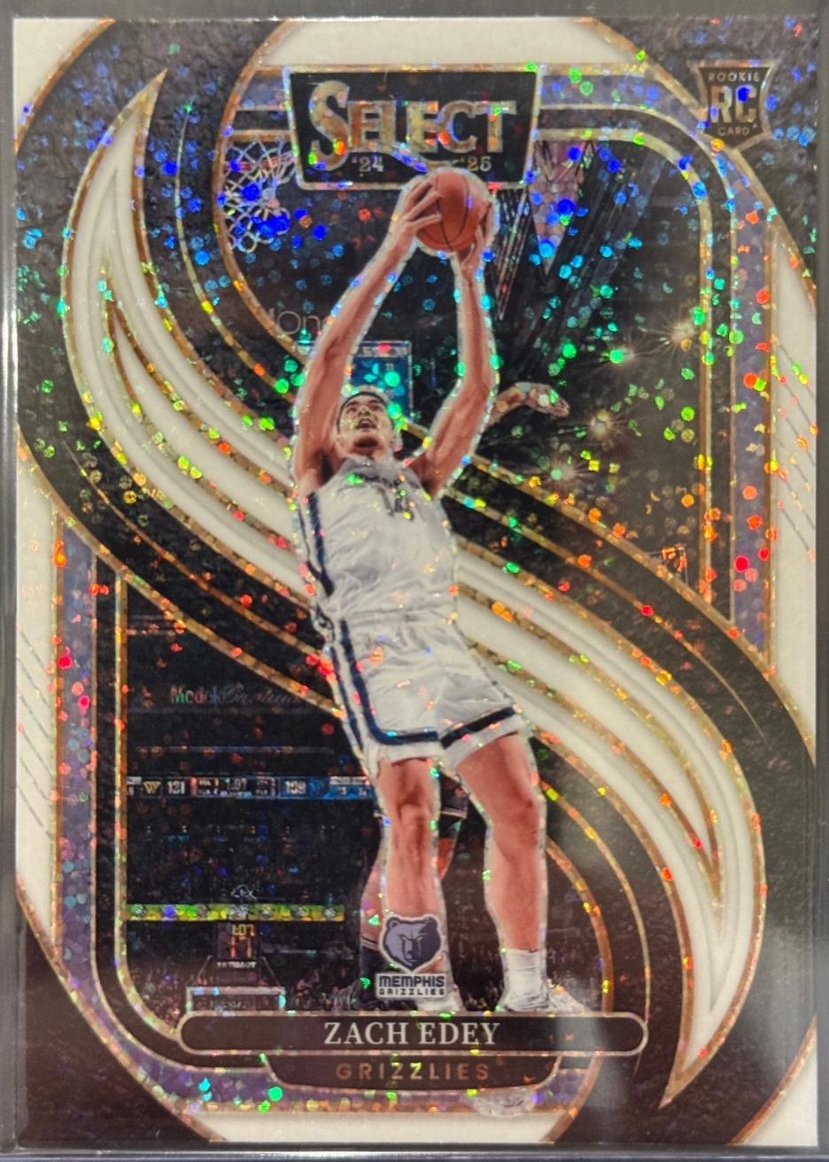 Zach Edey [White Sparkle Prizm] #192