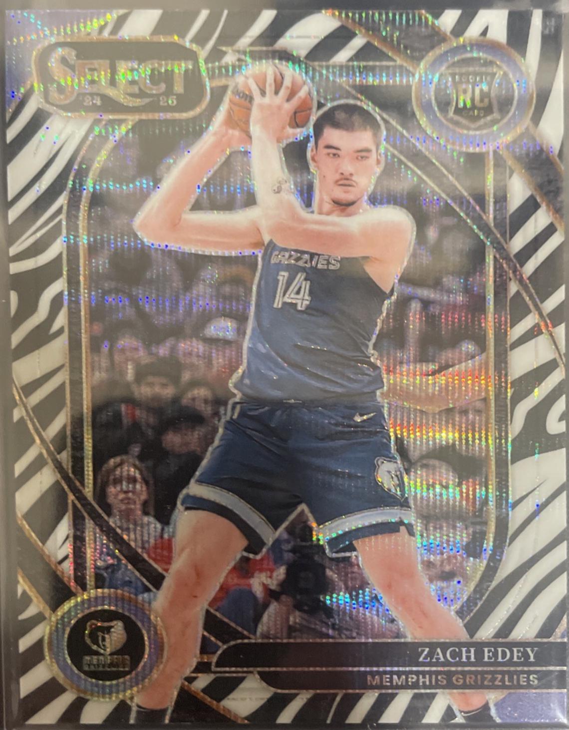 Zach Edey [Zebra Prizm] #280