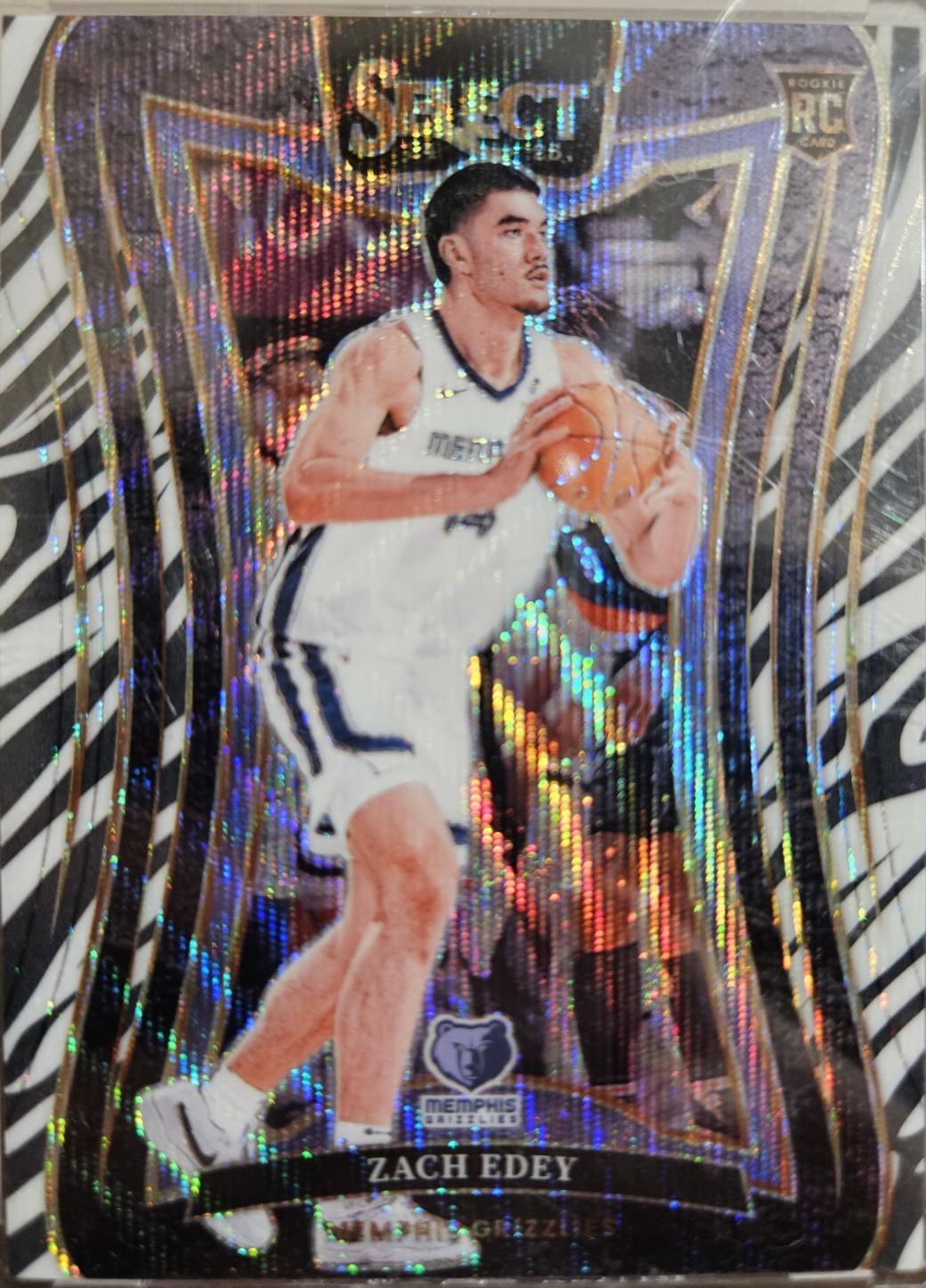Zach Edey [Zebra Prizm] #391