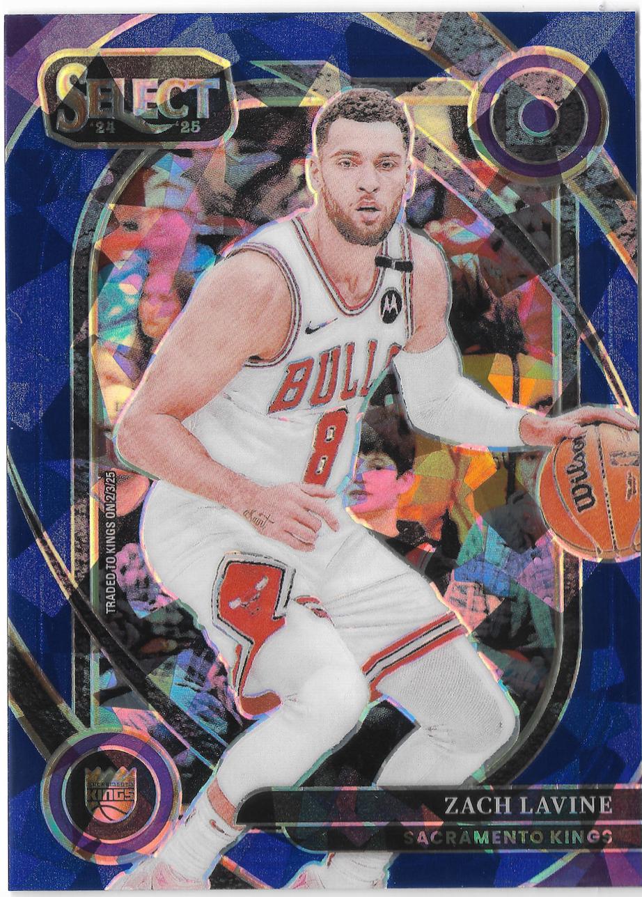 Zach LaVine [Blue Cracked Ice Prizm] #249
