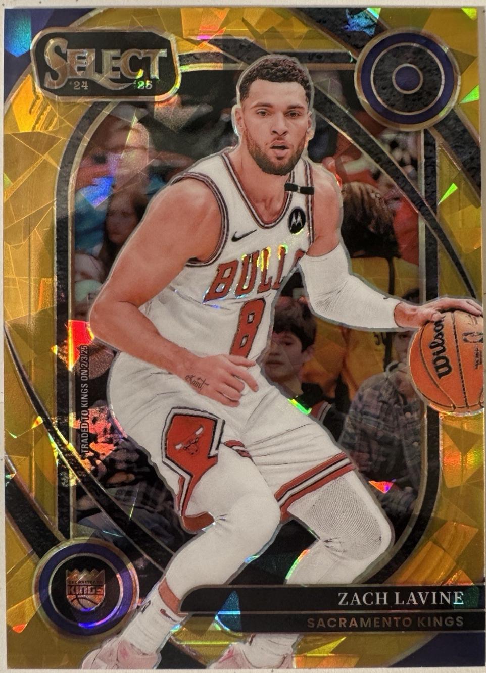 Zach LaVine [Gold Cracked ice Prizm] #249