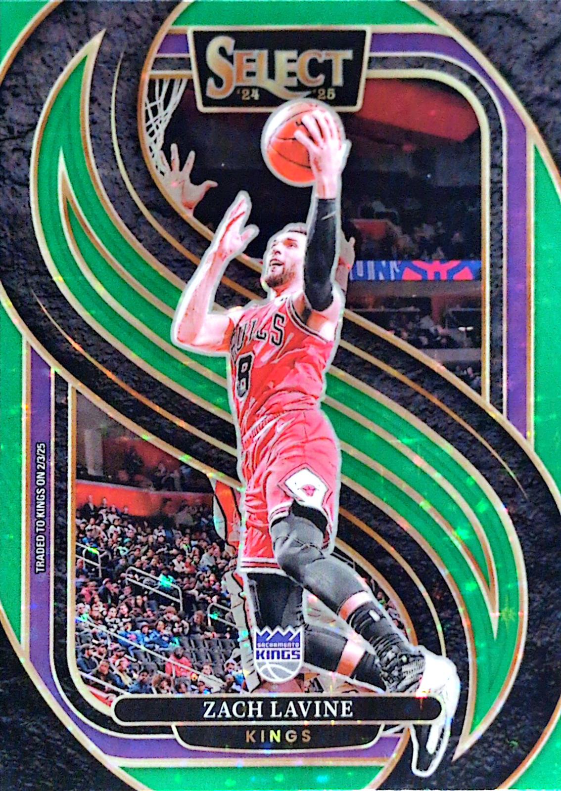 Zach LaVine [Green Stars Prizm] #115