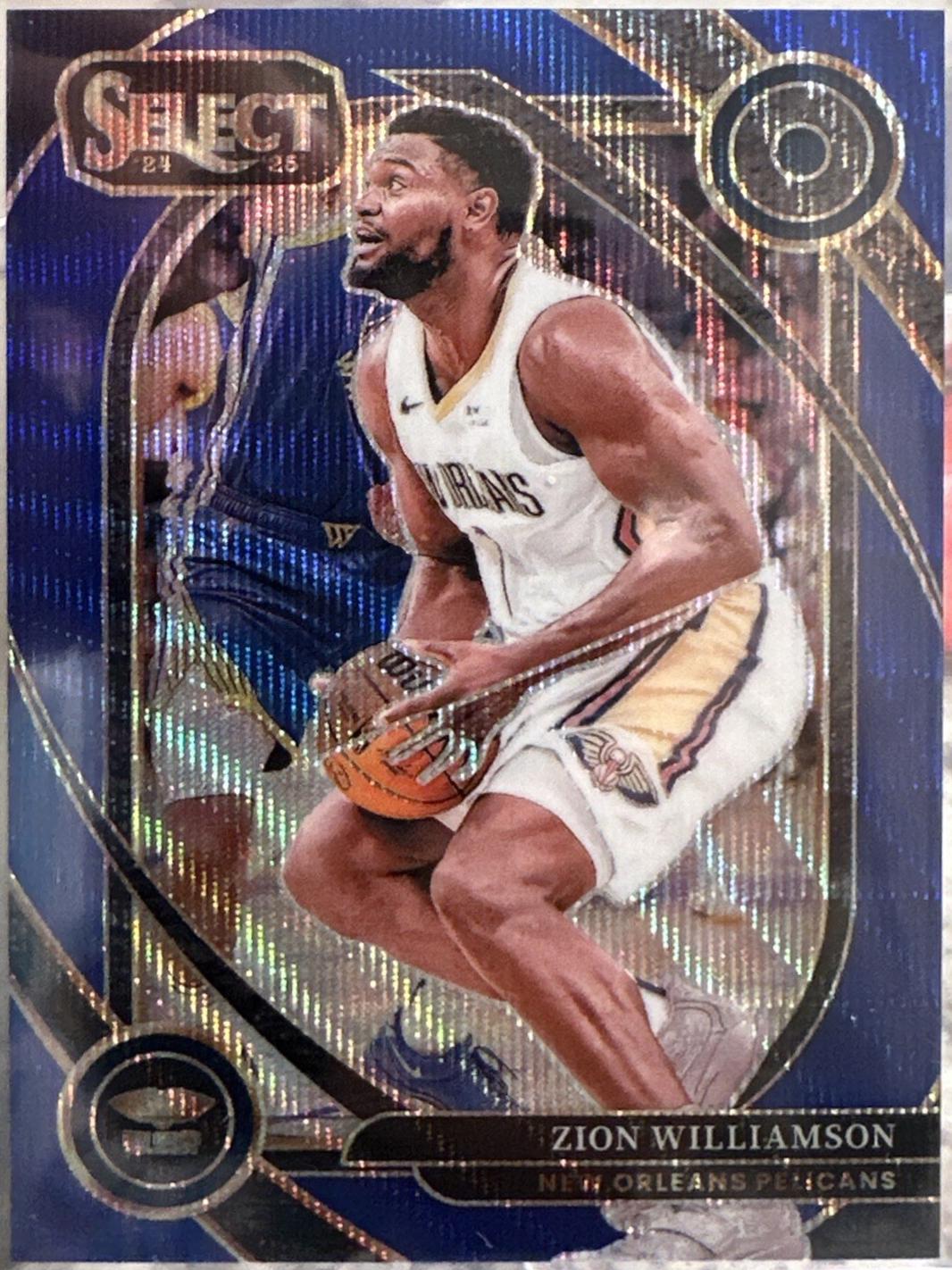 Zion Williamson [Blue Wave Prizm] #258