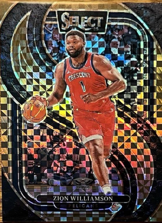 Zion Williamson [Bronze Checker Prizm] #138