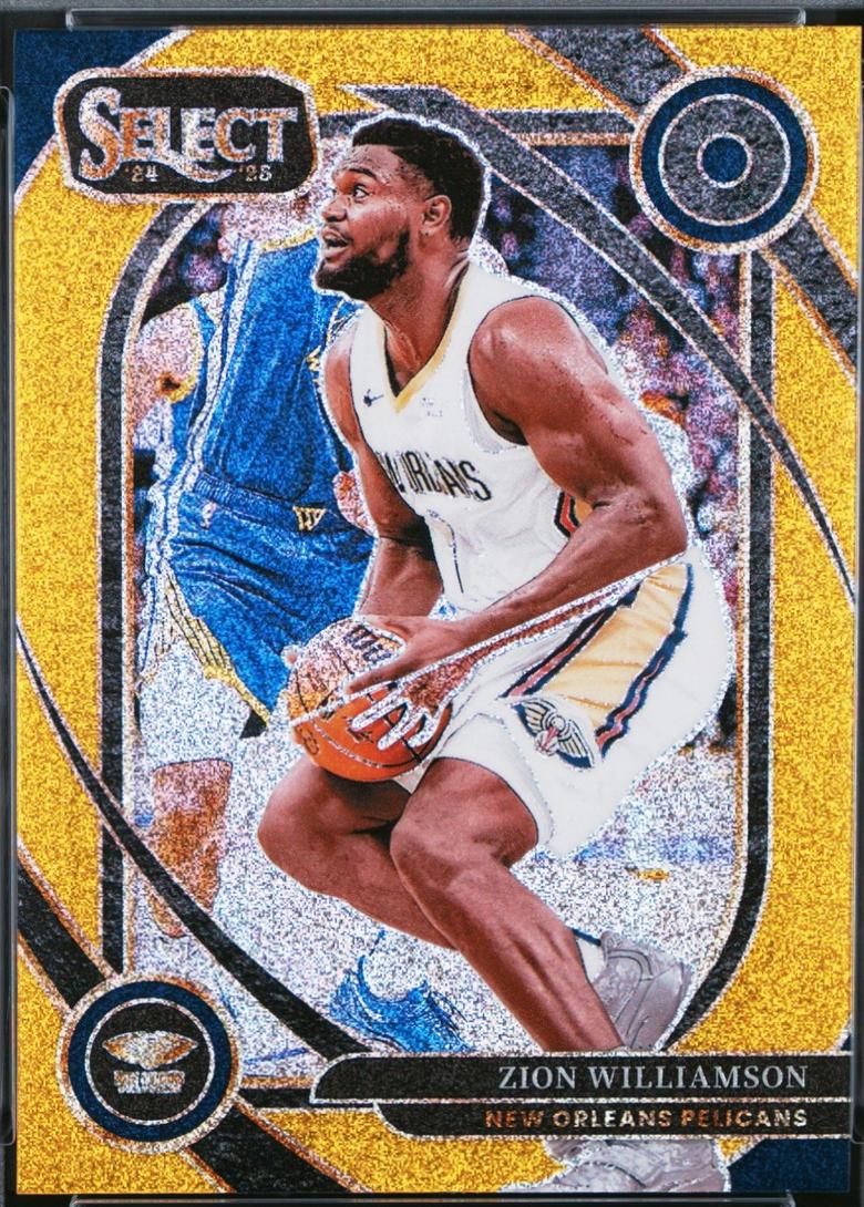 Zion Williamson [Gold Glitter Prizm] #258