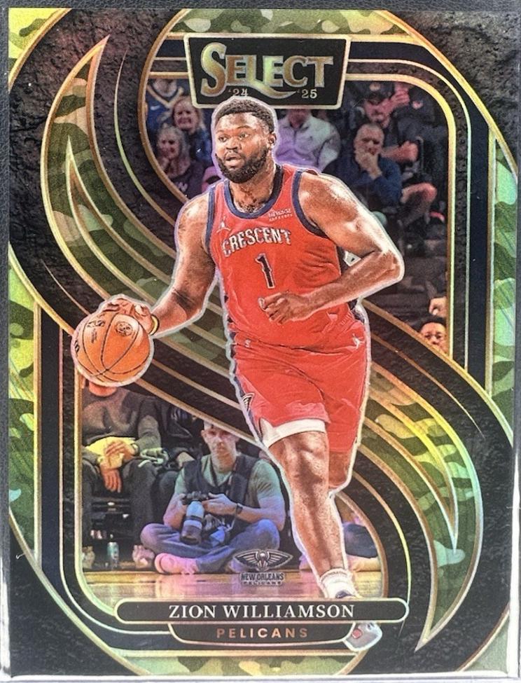 Zion Williamson [Green Camo Prizm] #138